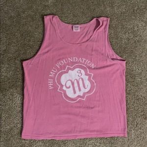 phi mu foundation tank top